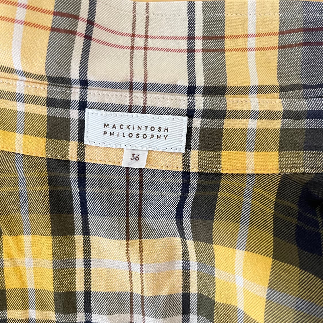 MACKINTOSH PHILOSOPHY 체크 여성 셔츠 남방 상품이미지7