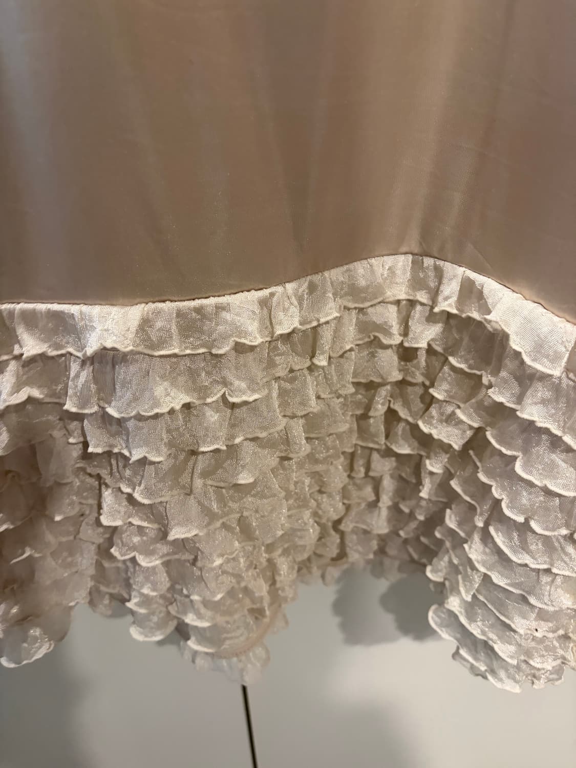 빈티지 슬립 프릴 원피스 상품이미지4