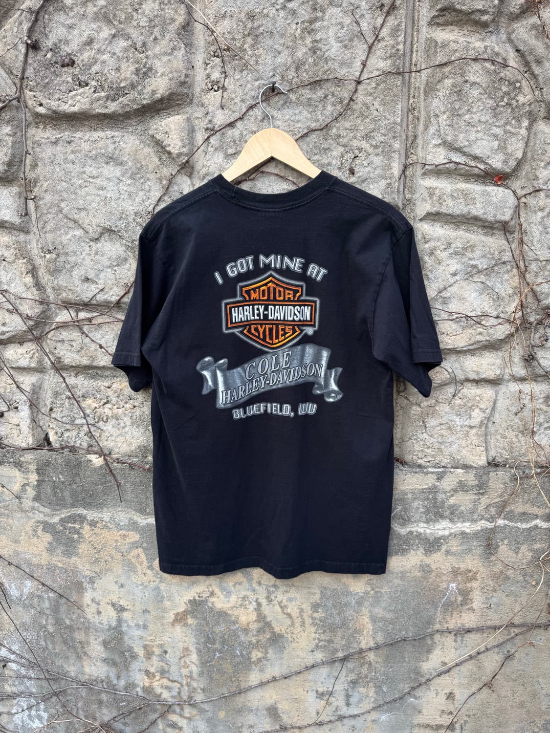 00s 할리데이비슨 빈티지 2007 프린팅 반팔 티셔츠 L 상품이미지2
