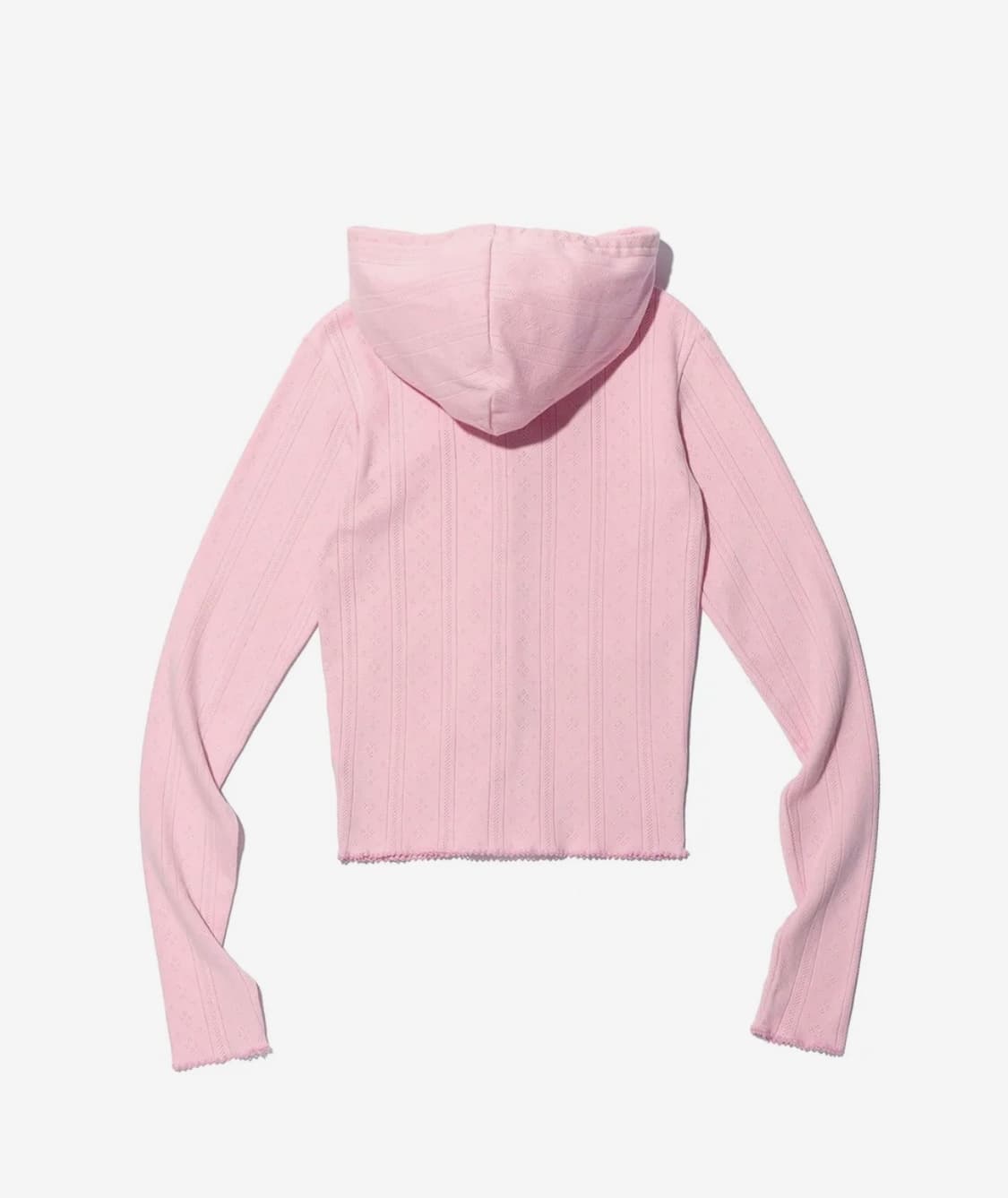 유희 EYELET SNAP HOODIE PINK 상품이미지3