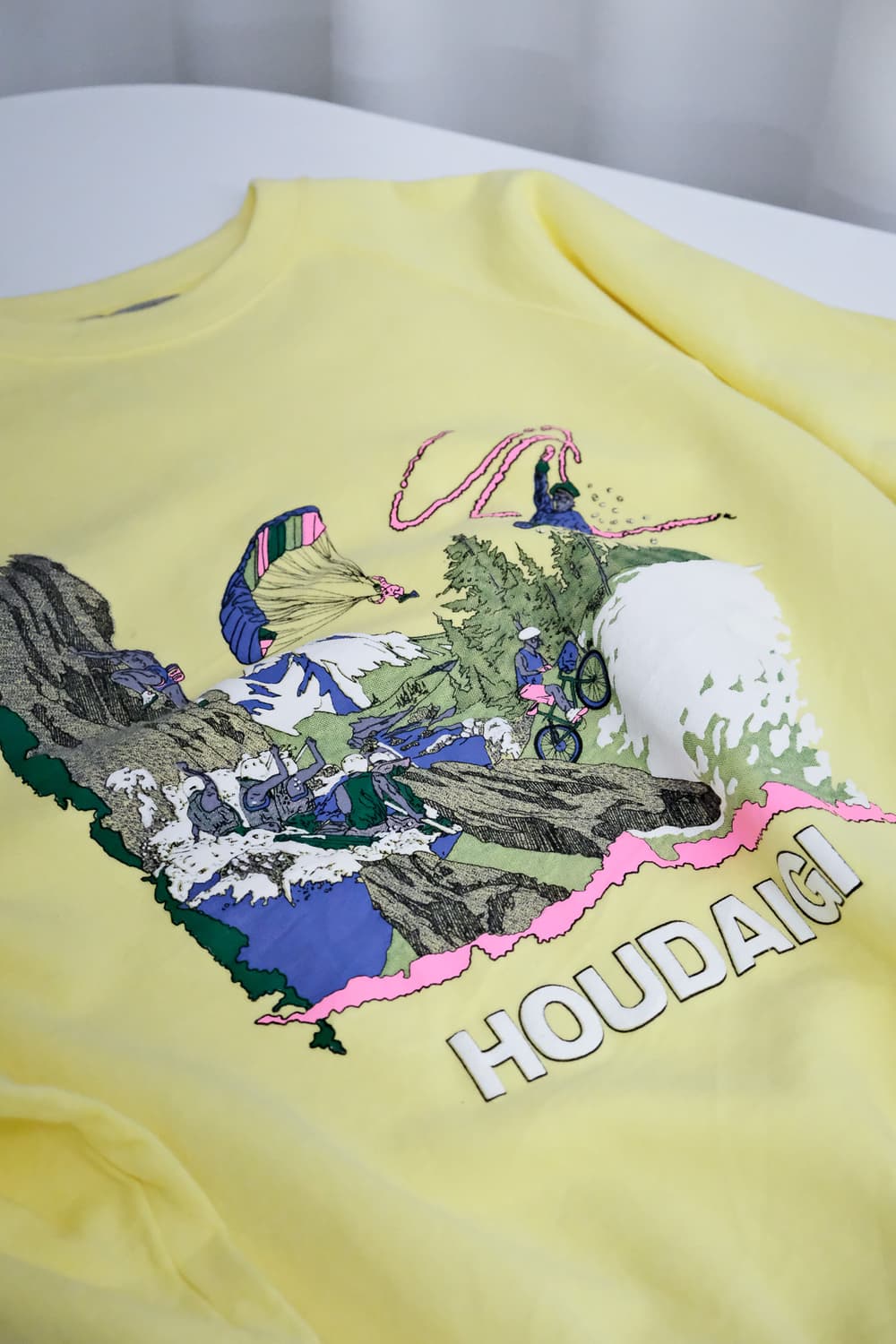 90s 재패니즈 프린팅 스웻 셔츠 95-100  상품이미지7