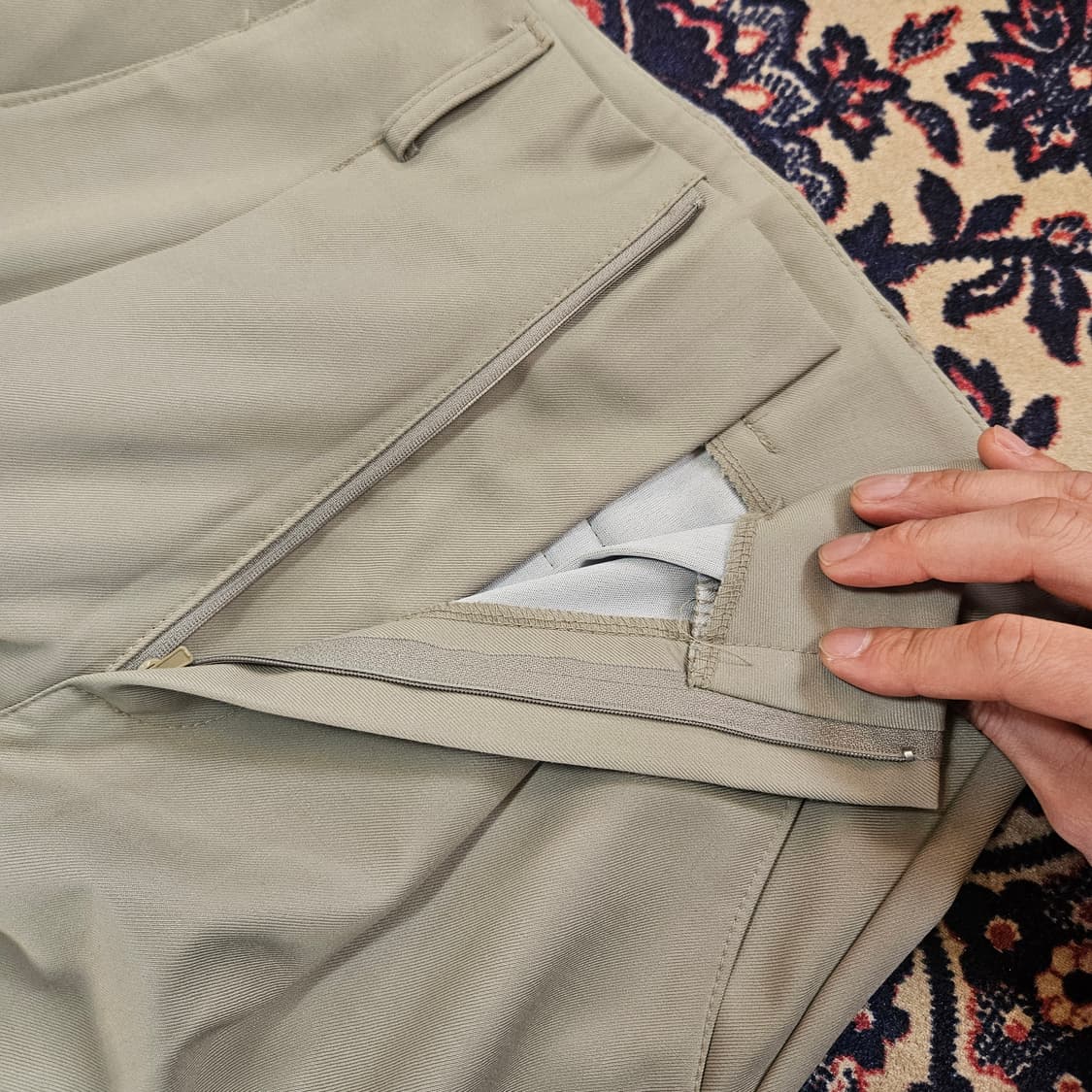 캐롯(CARROT) 핀턱 하이웨스트 슬렉스 Ssize 상품이미지5