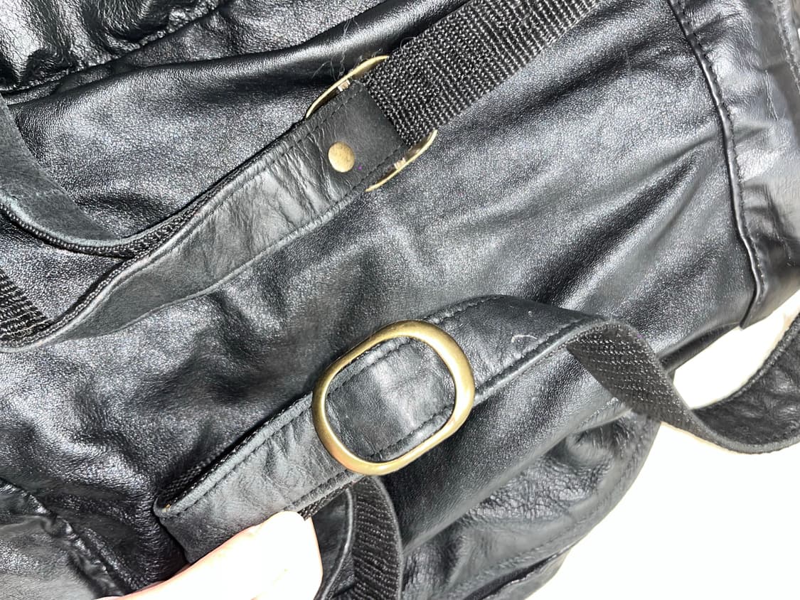 Japanese Vintage Leather Backpack 상품이미지8