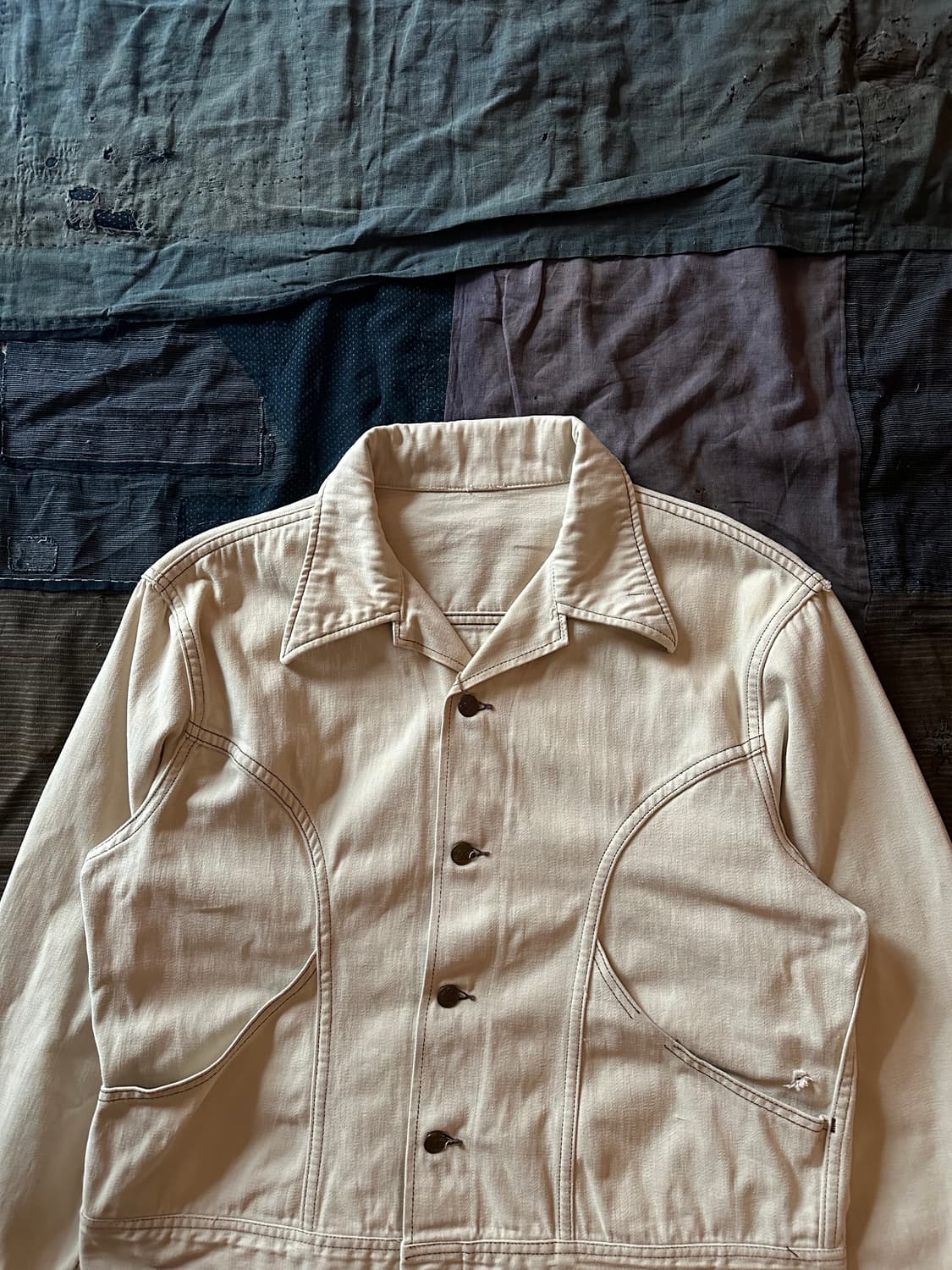 70s USA LEE Mole Skin Western Jacket 상품이미지2