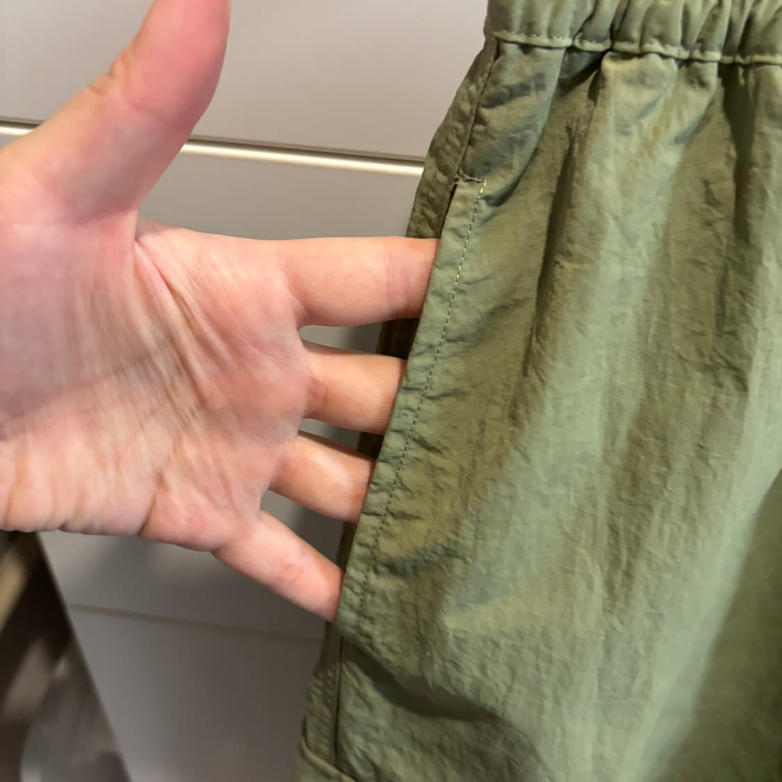 LaKole 올리브색 카고 바지 상품이미지3