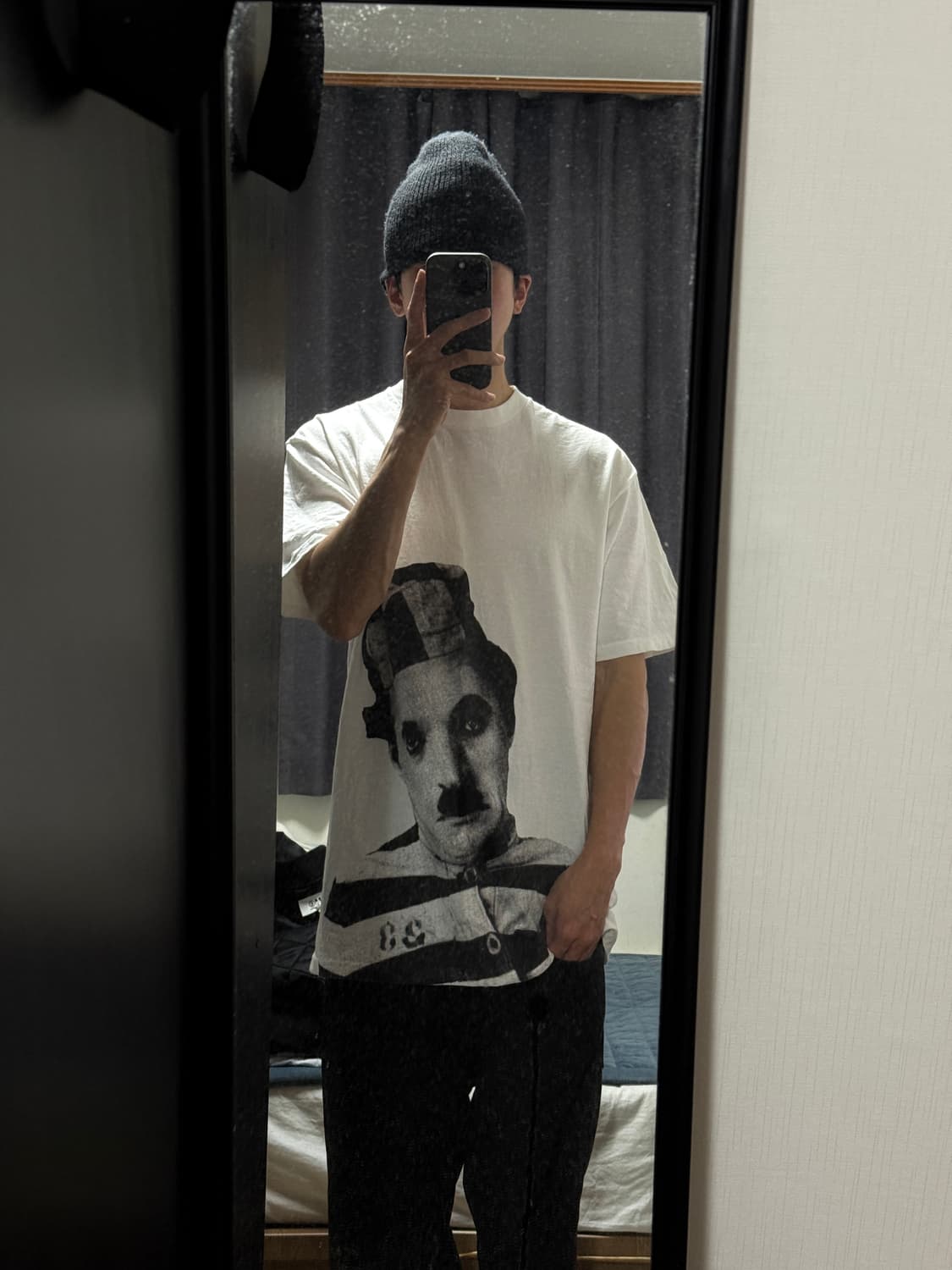 2003 ss 올드 슈프림 찰리채플린 화이트 L size 상품이미지2