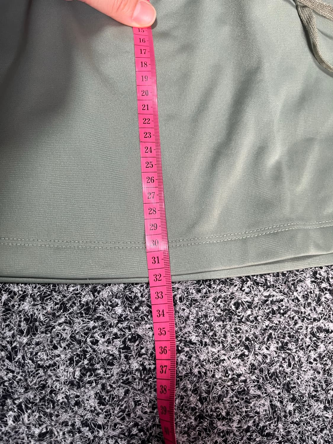 쥬시 꾸뛰르 트레이닝 스커트 치마 올리브색 xs 상품이미지5