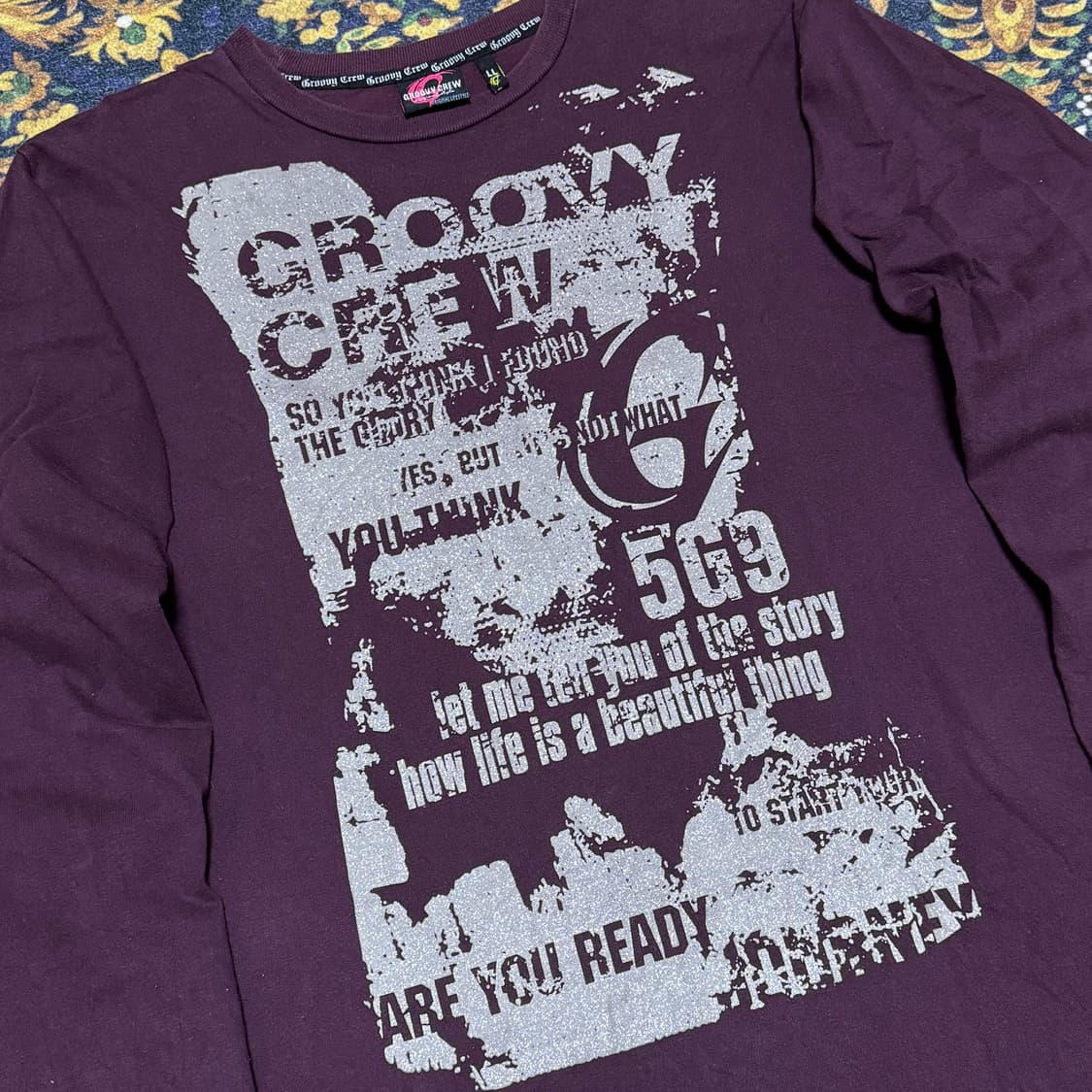 [재패니즈]GrooveCrew Y2K 프린팅 롱슬리브 상품이미지3