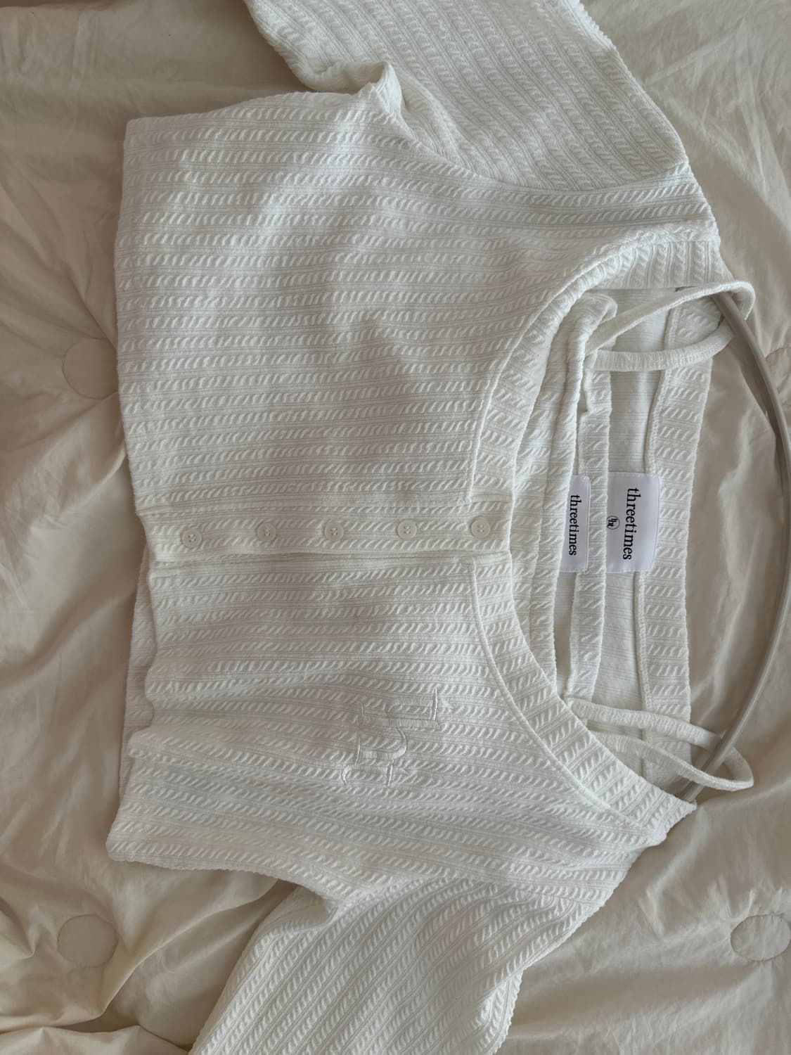 쓰리타임즈 탑 가디건 세트 상품이미지1