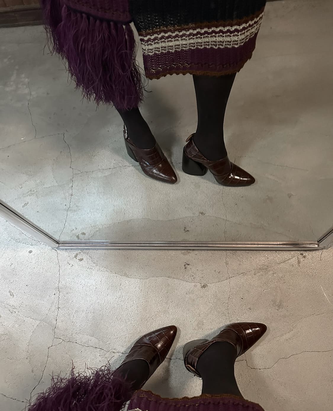 CHLOE croc buckle heel 상품이미지2