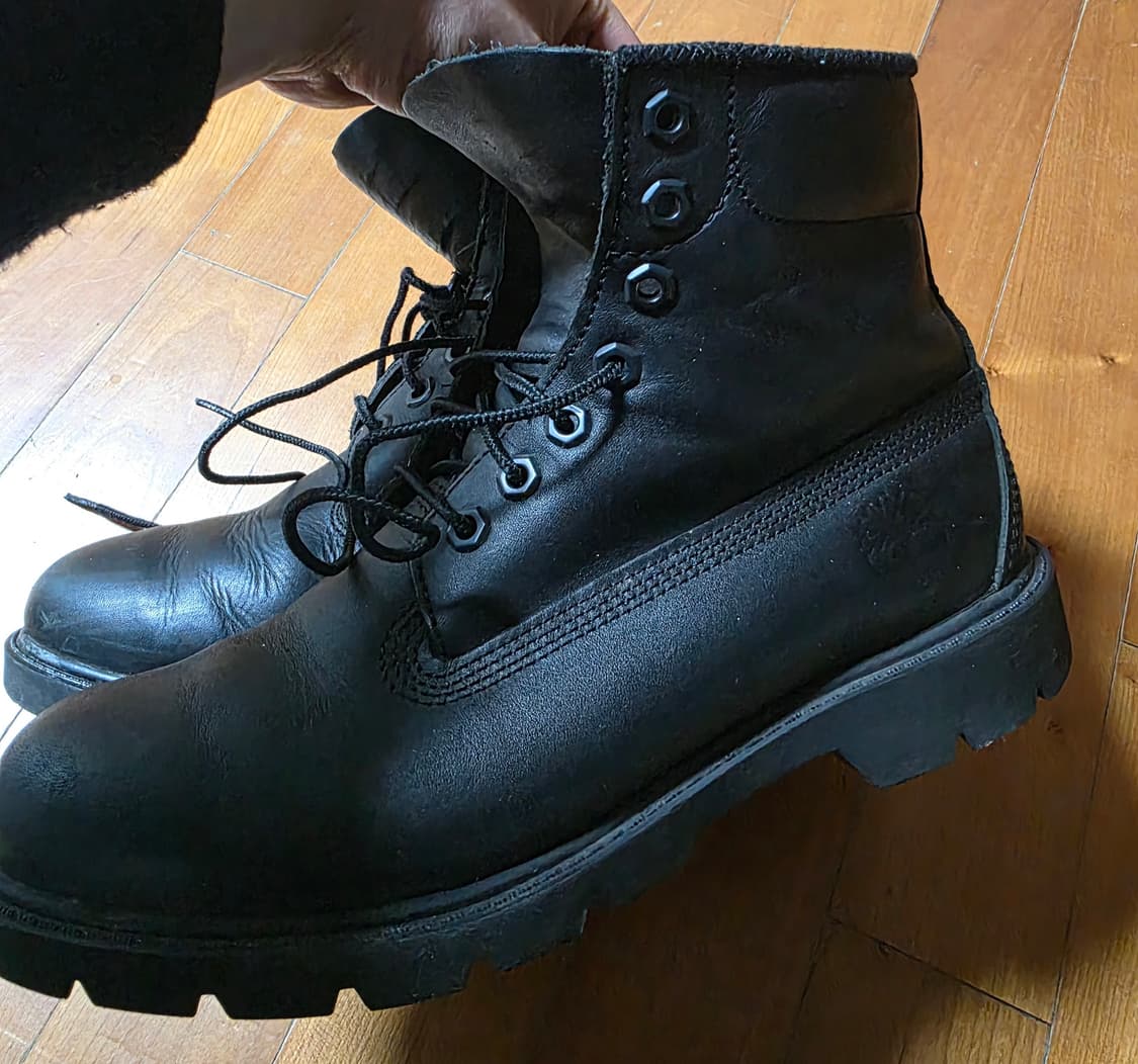 팀버랜드 6인치 블랙부츠(255~260) 상품이미지5