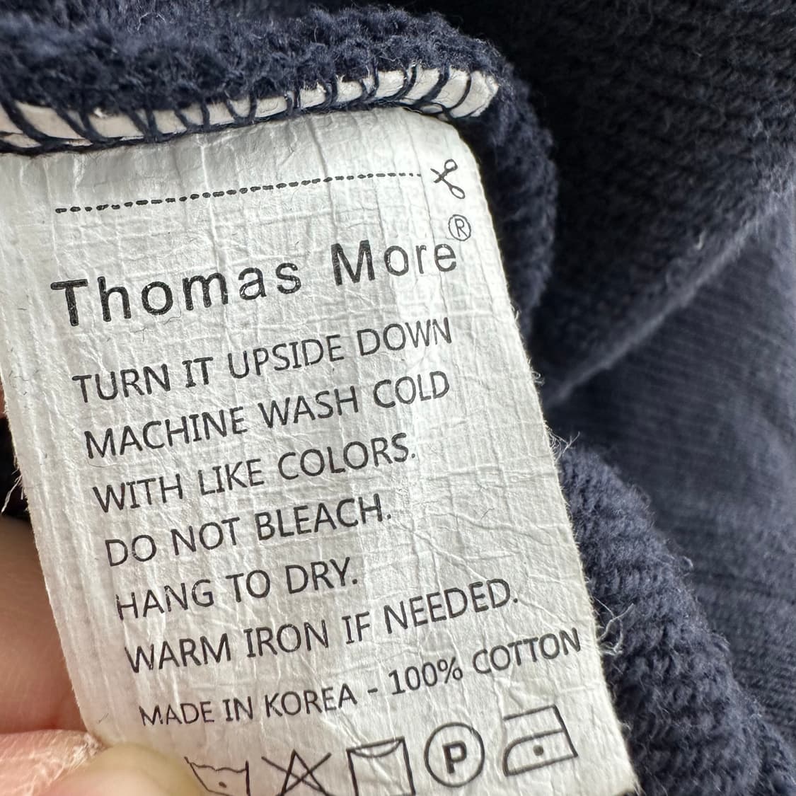 95 토마스모어 남자 반집업 맨투맨 상품이미지5