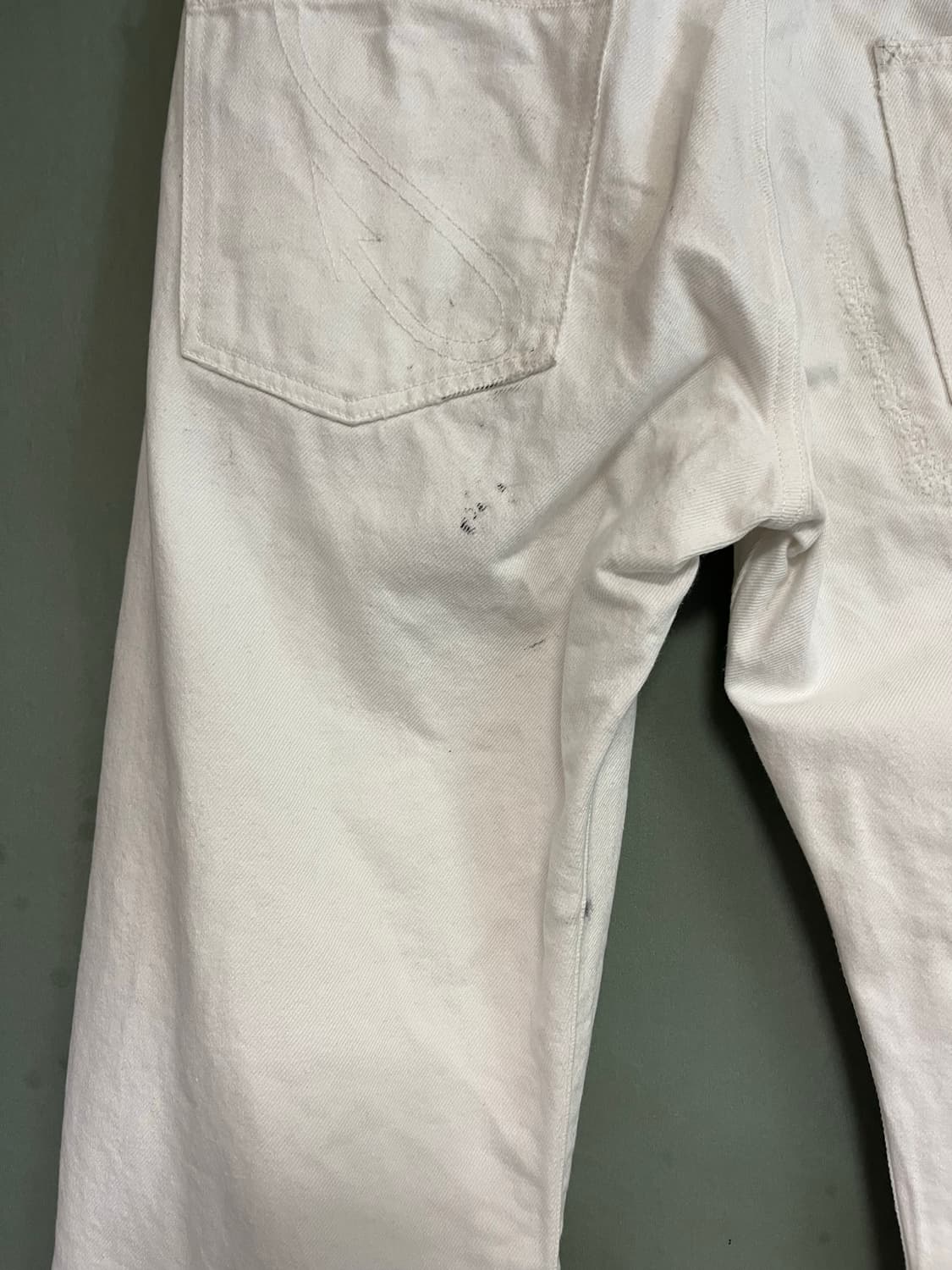 Rats 화이트 크래쉬 데님 L  상품이미지7