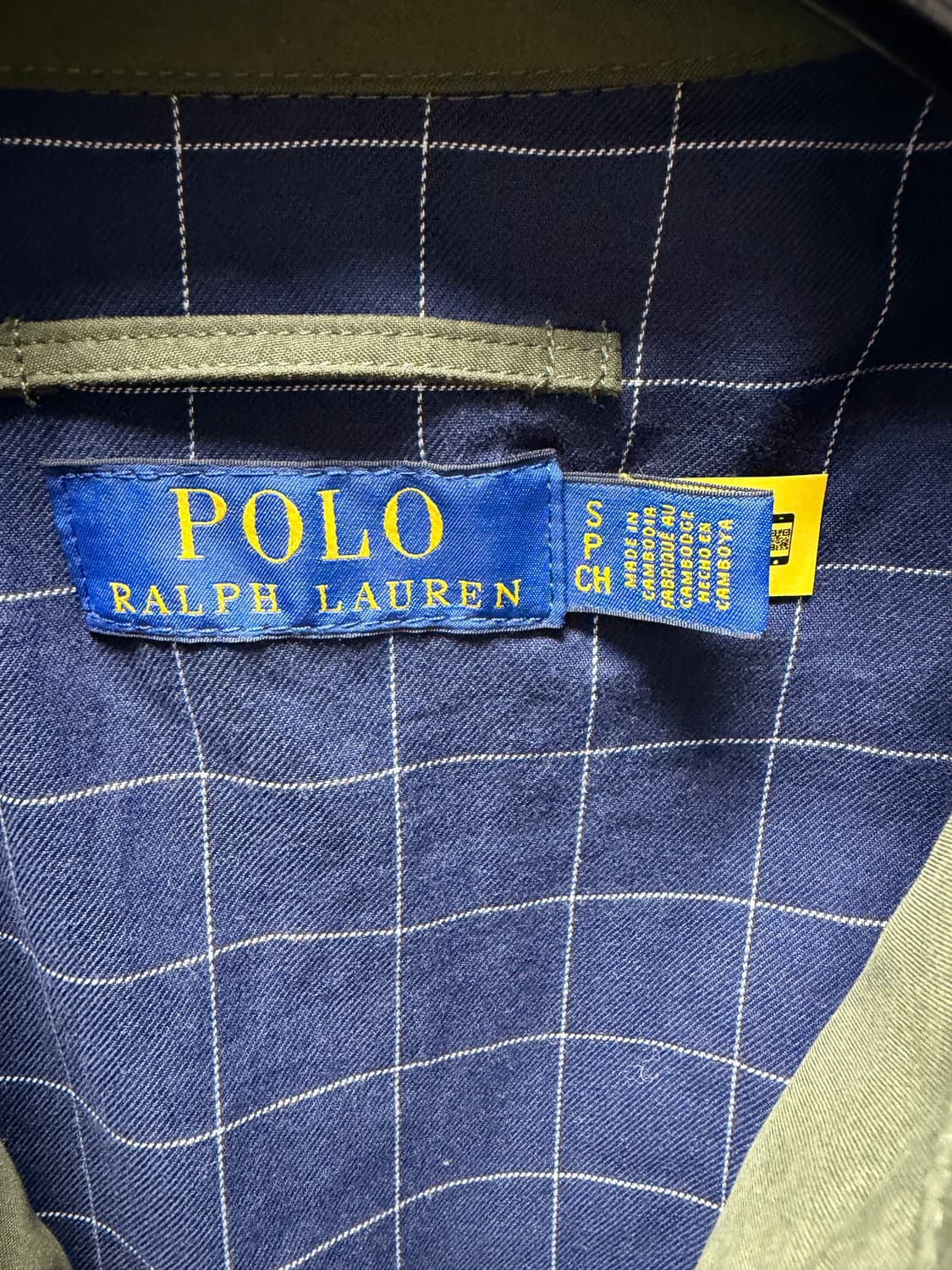 폴로랄프로렌 스윙자켓 올리브 S 상품이미지3