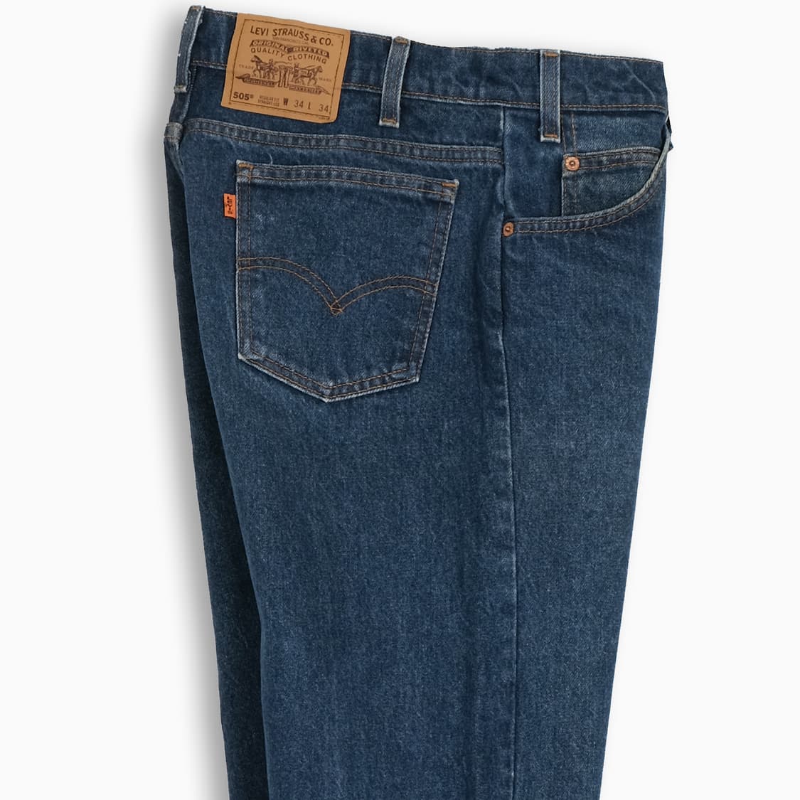 리바이스 505 오렌지탭 진청 90s USA 33인치 OR50534134 상품이미지5