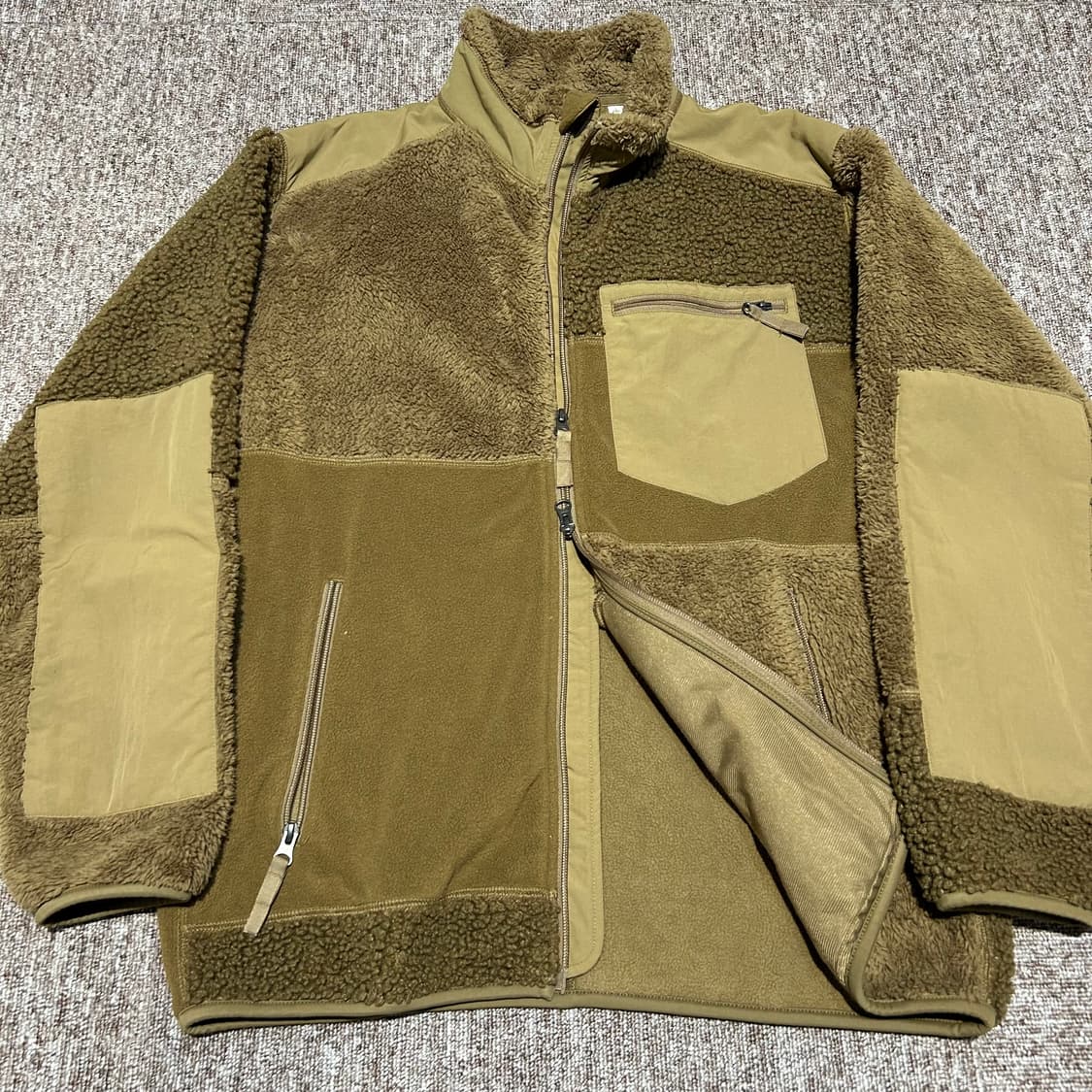 L) 엔지니어드 가먼츠 유니클로 플리스 후리스 집업  상품이미지2