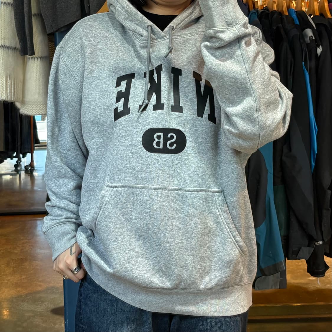 나이키 sb 그레이 후드 상품이미지1