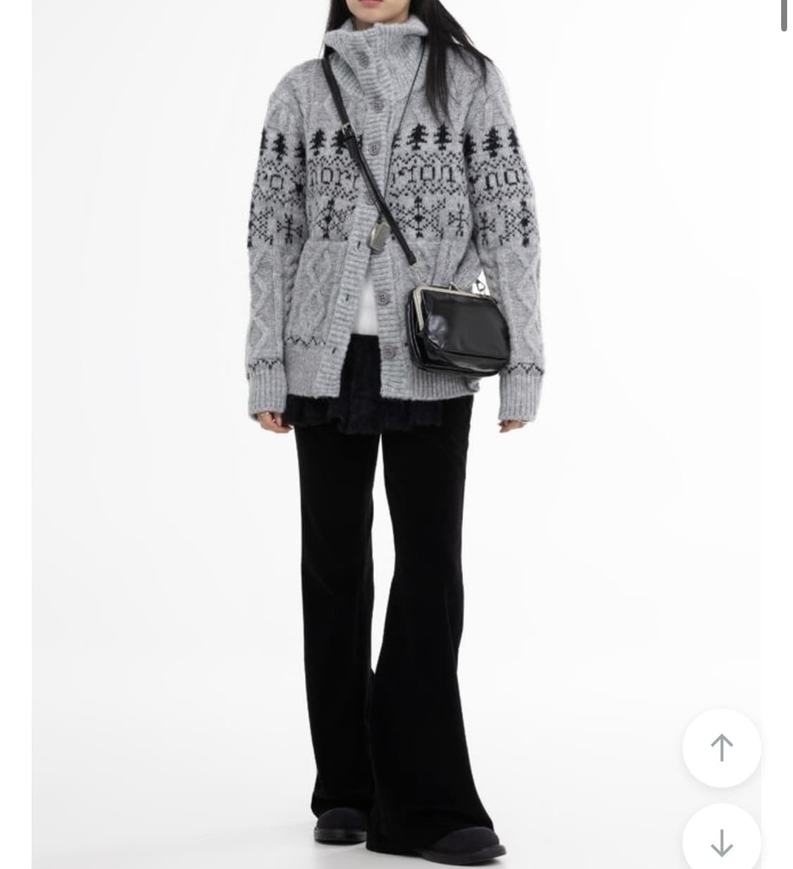 포르테나 니트 가디건 상품이미지1