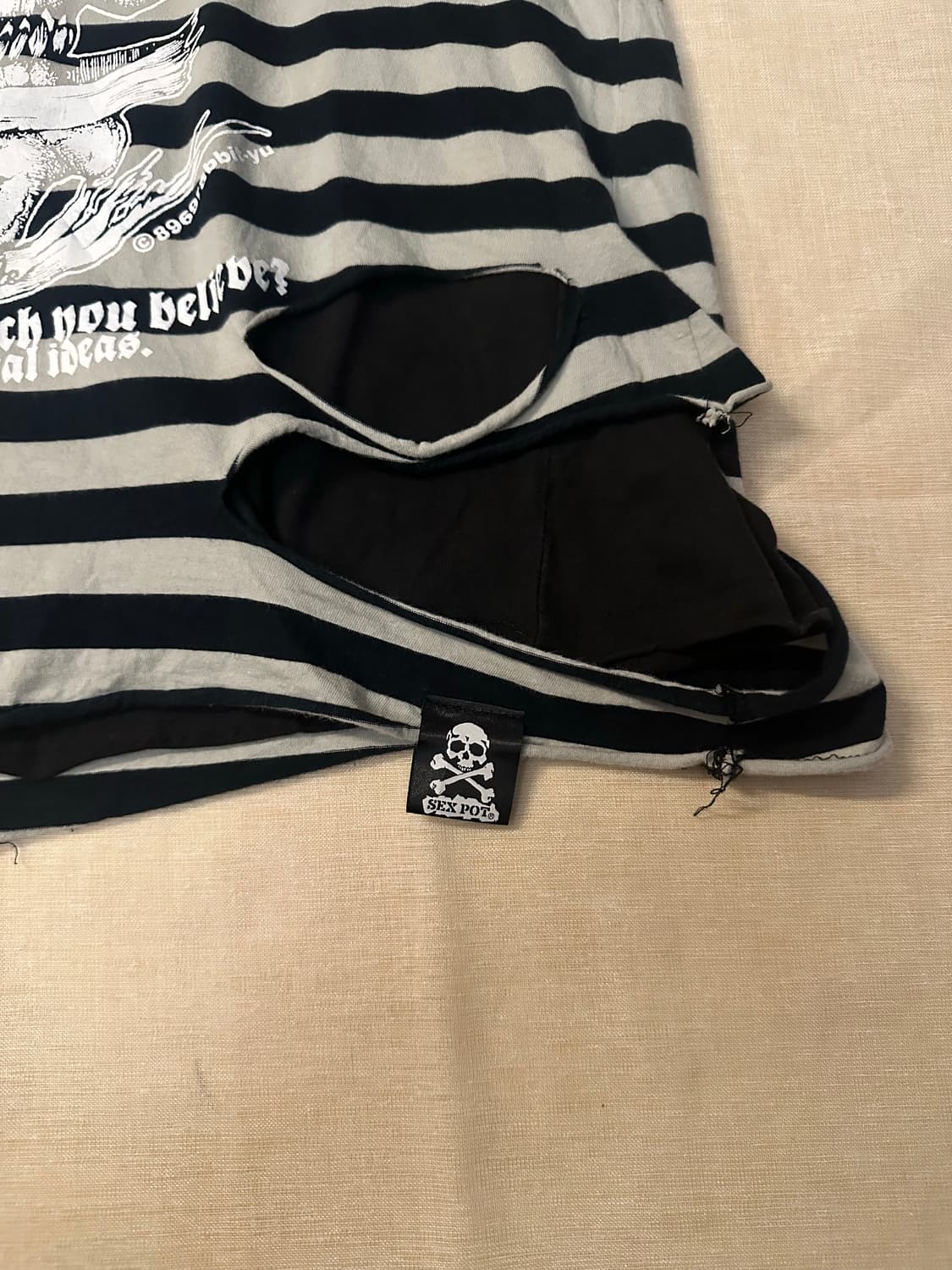 “sexpot revenge“punk grunge short sleeve 상품이미지2