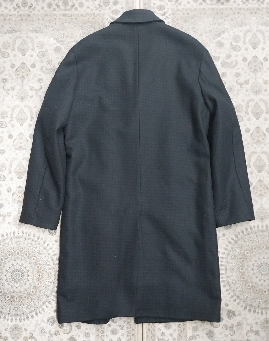 AND Z 잔 체크  롱 코트 95 상품이미지2