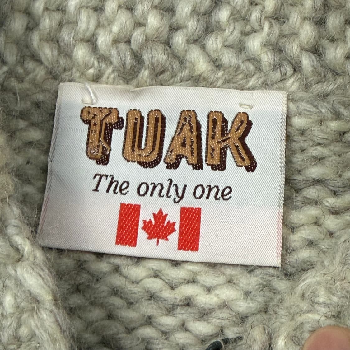 (103) 80s TUAK 빈티지 캐나다 썬더버드 코위찬 가디건 상품이미지6