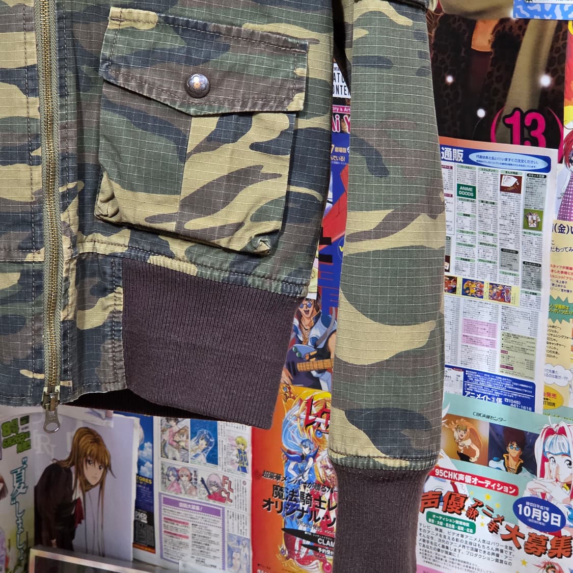 알파인더스트리 걸즈 투지퍼 카모 누빔 패디드 점퍼 상품이미지4