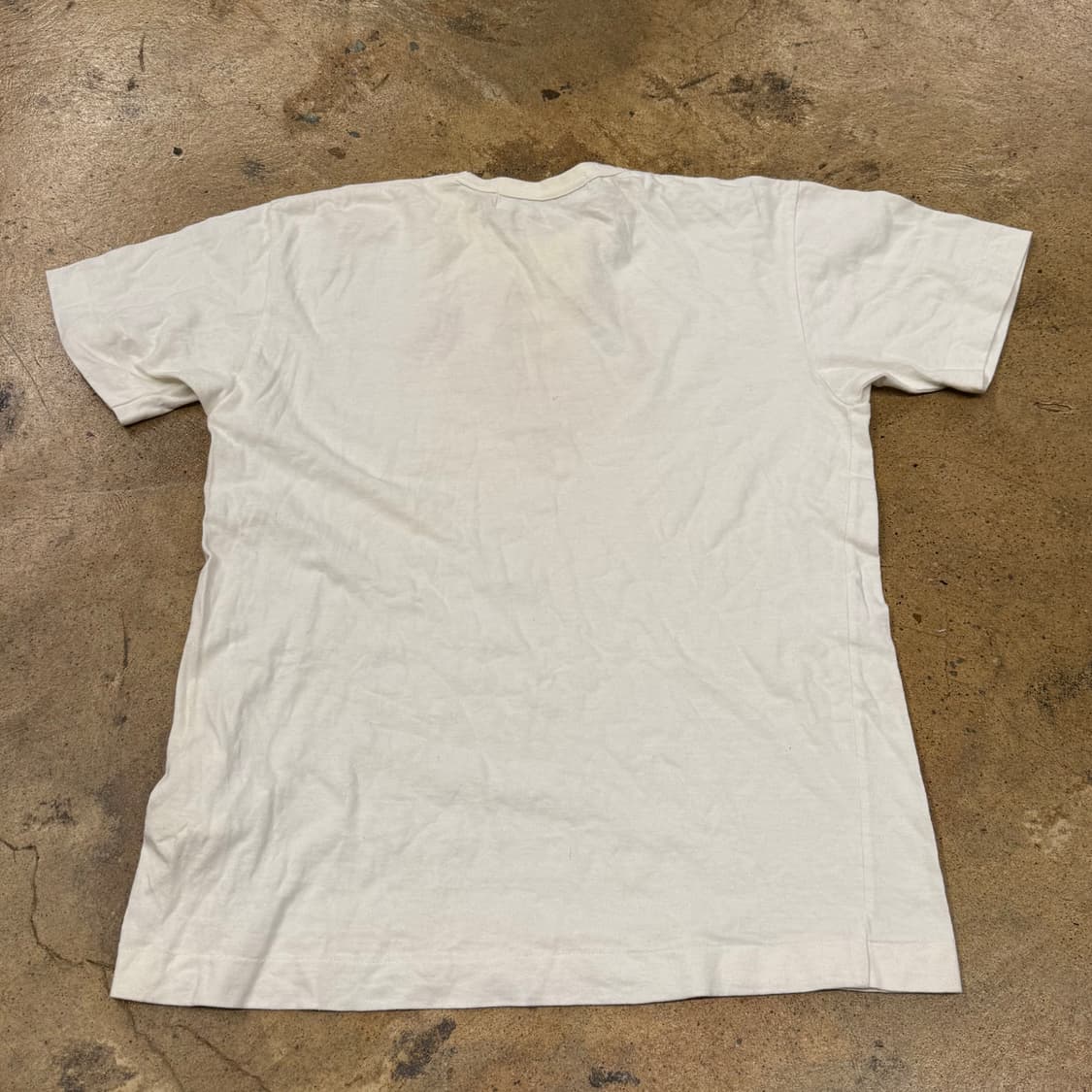 꼼데가르송 로고 화이트 반팔티셔츠 상품이미지3