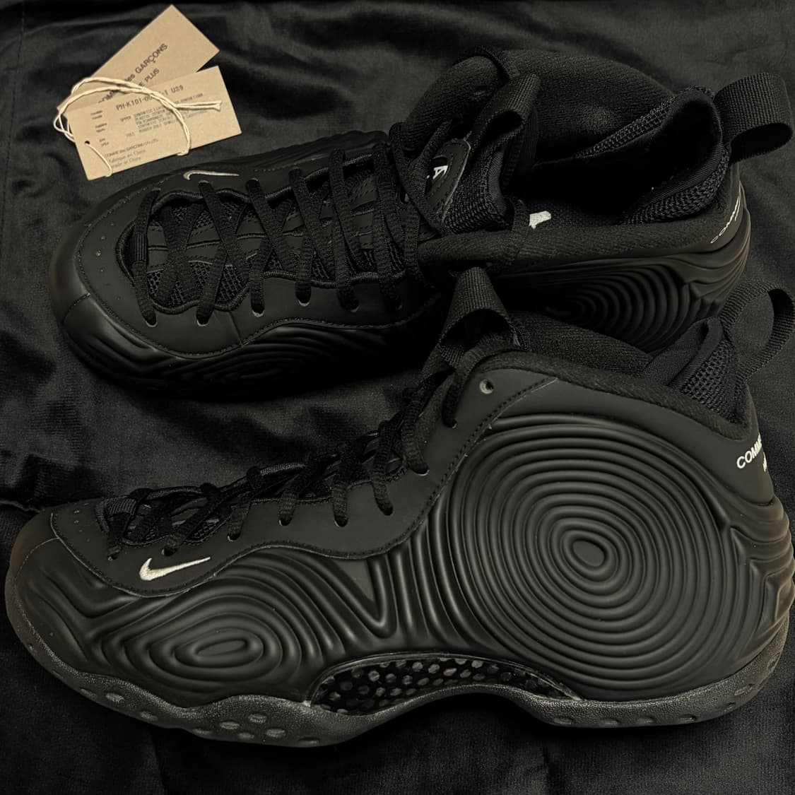 [270] 나이키 꼼데가르송 폼포짓 원 블랙 상품이미지3