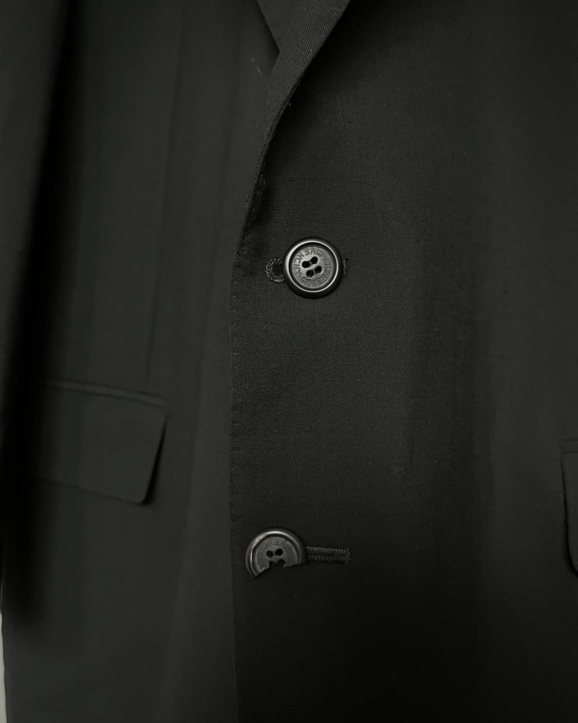 Old GIVENCHY Mohair & Wool Black Blazer 상품이미지6