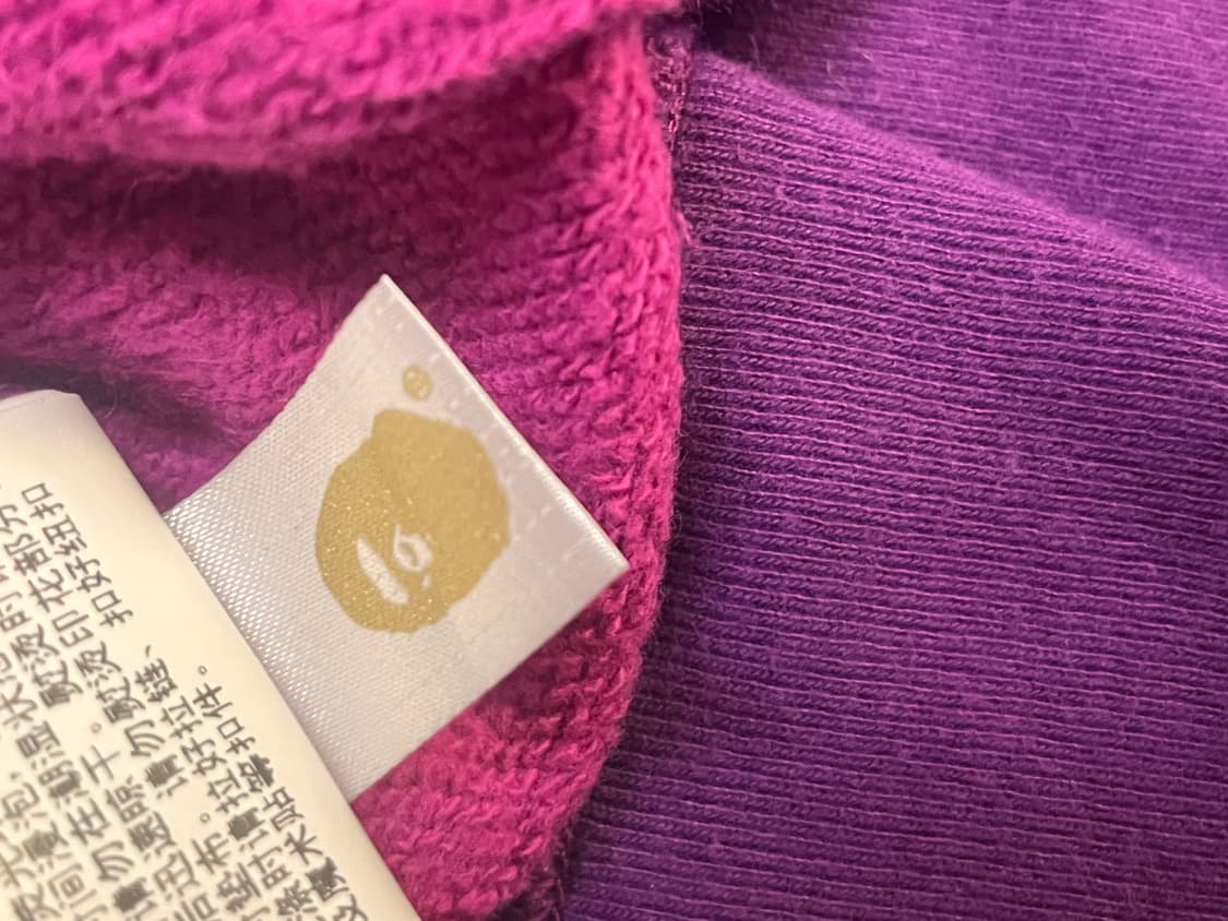 베이프 퍼플 카모 샤크 후드집업 상품이미지5