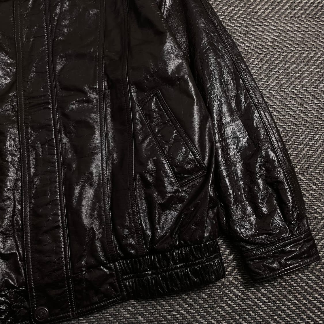 90s 빈티지 아카이브 카우레더 가죽 자켓y 4393 상품이미지3