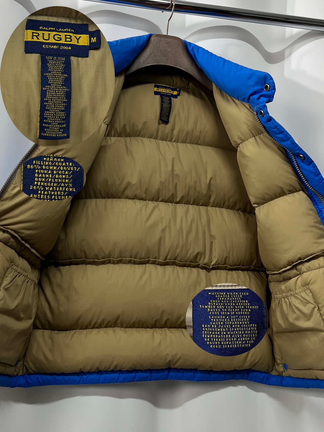 폴로랄프로렌 RLRFC 에메랄드블루 콜드웨더 헤비 다운 베스트 자켓 상품이미지3