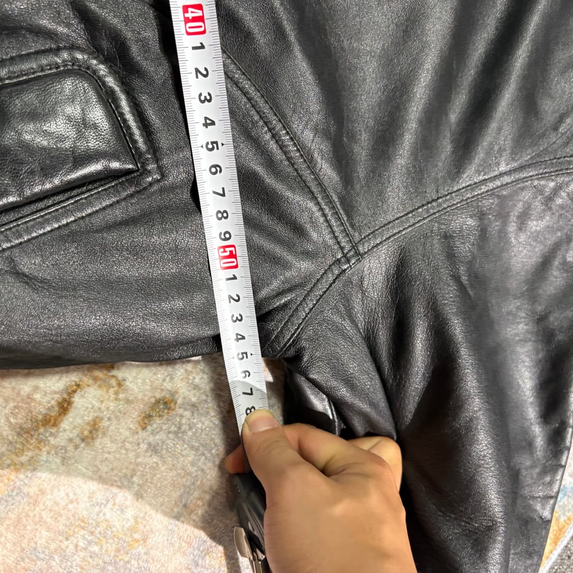 빈티지 레더 양가죽 자켓 상품이미지7