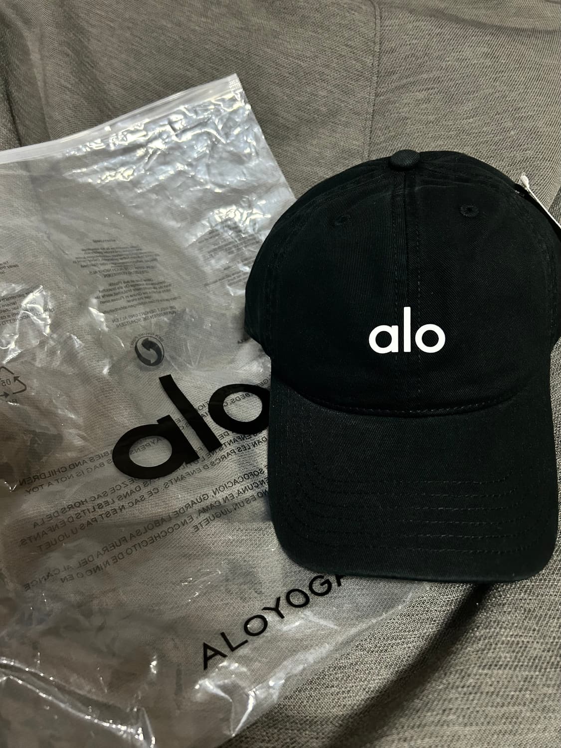 alo 볼캡 모자 새상품 블랙 상품이미지1