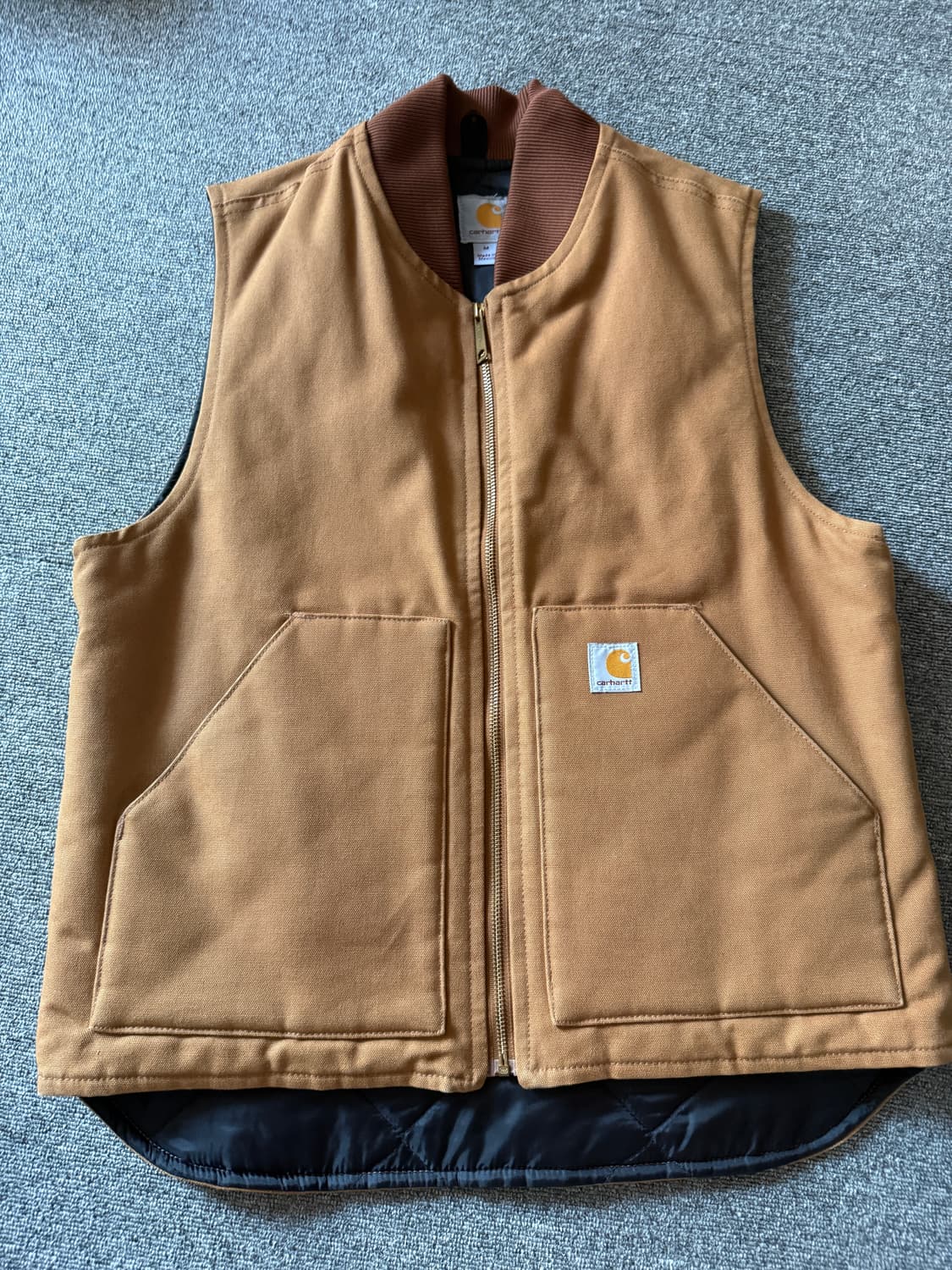 칼하트 워크 베스트 브라운 상품이미지1