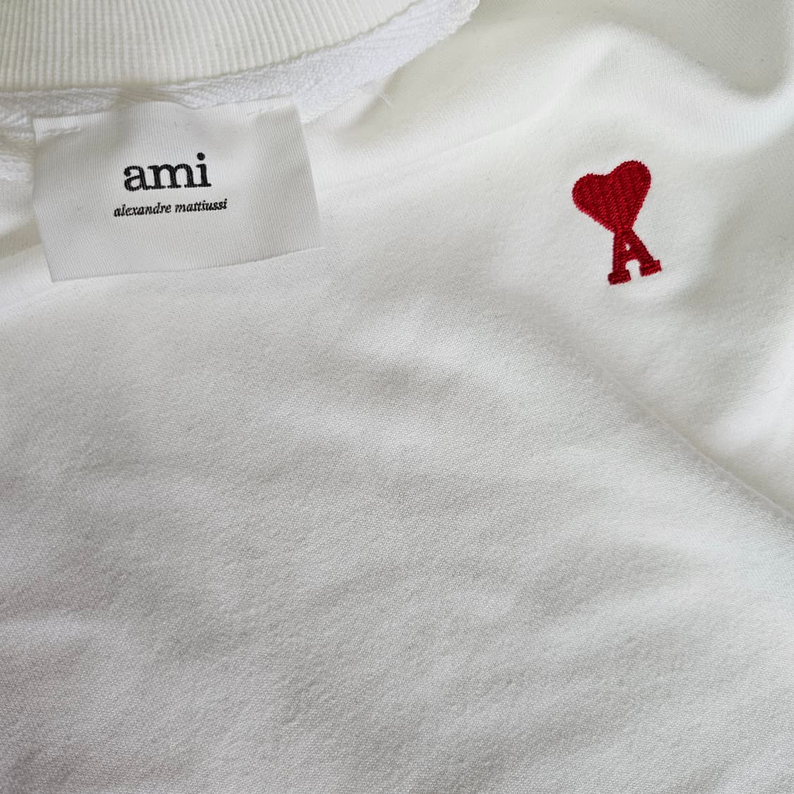 아미 맨투맨 100 L 하트 남여티셔츠 상품이미지6