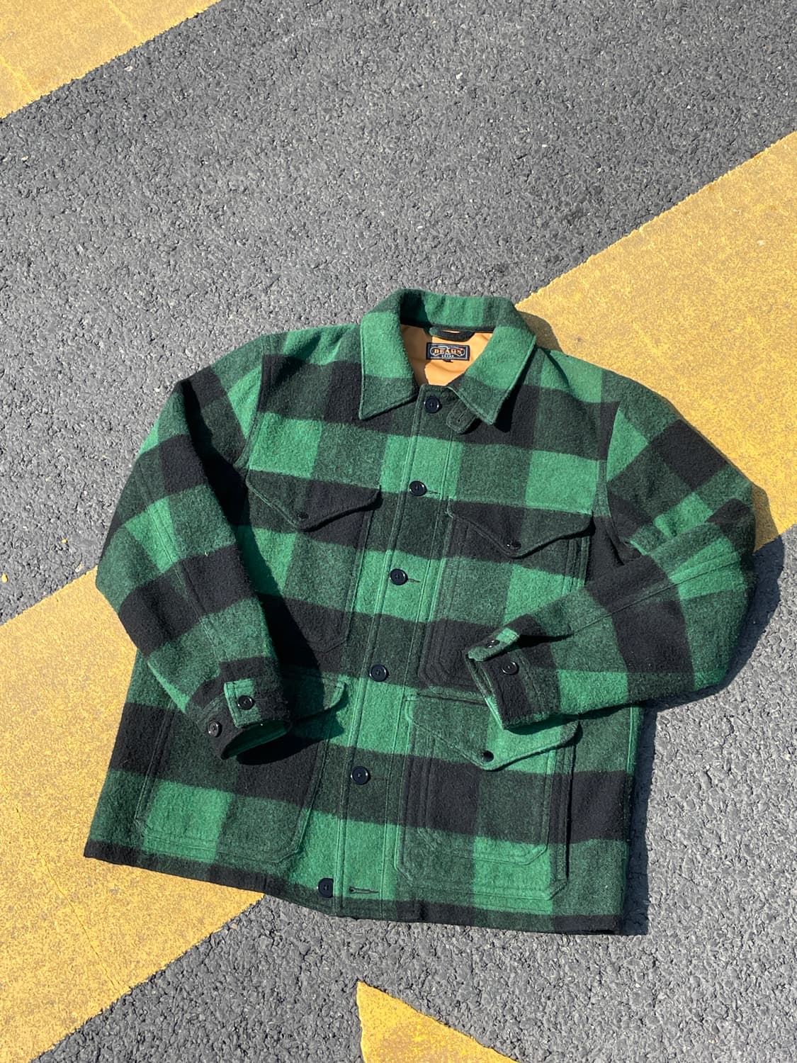 Beams Plus 울 체크 자켓 상품이미지1