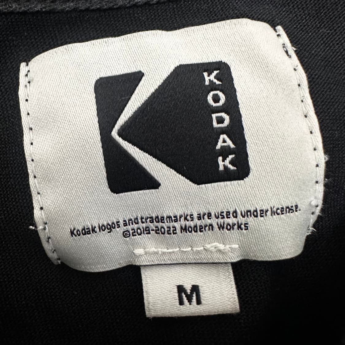 KODAK 코닥 반팔티셔츠 블랙 M 상품이미지4