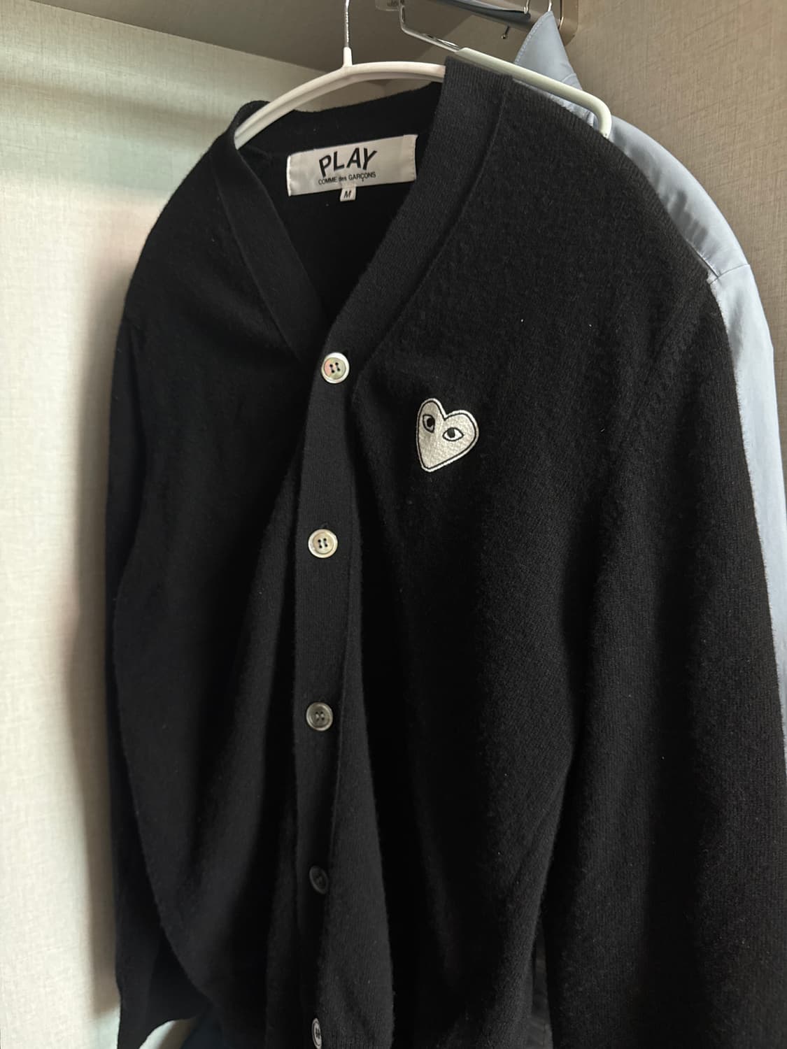 꼼데가르송 화이트하트 가디건 급처합니다ㅜㅜ 상품이미지2