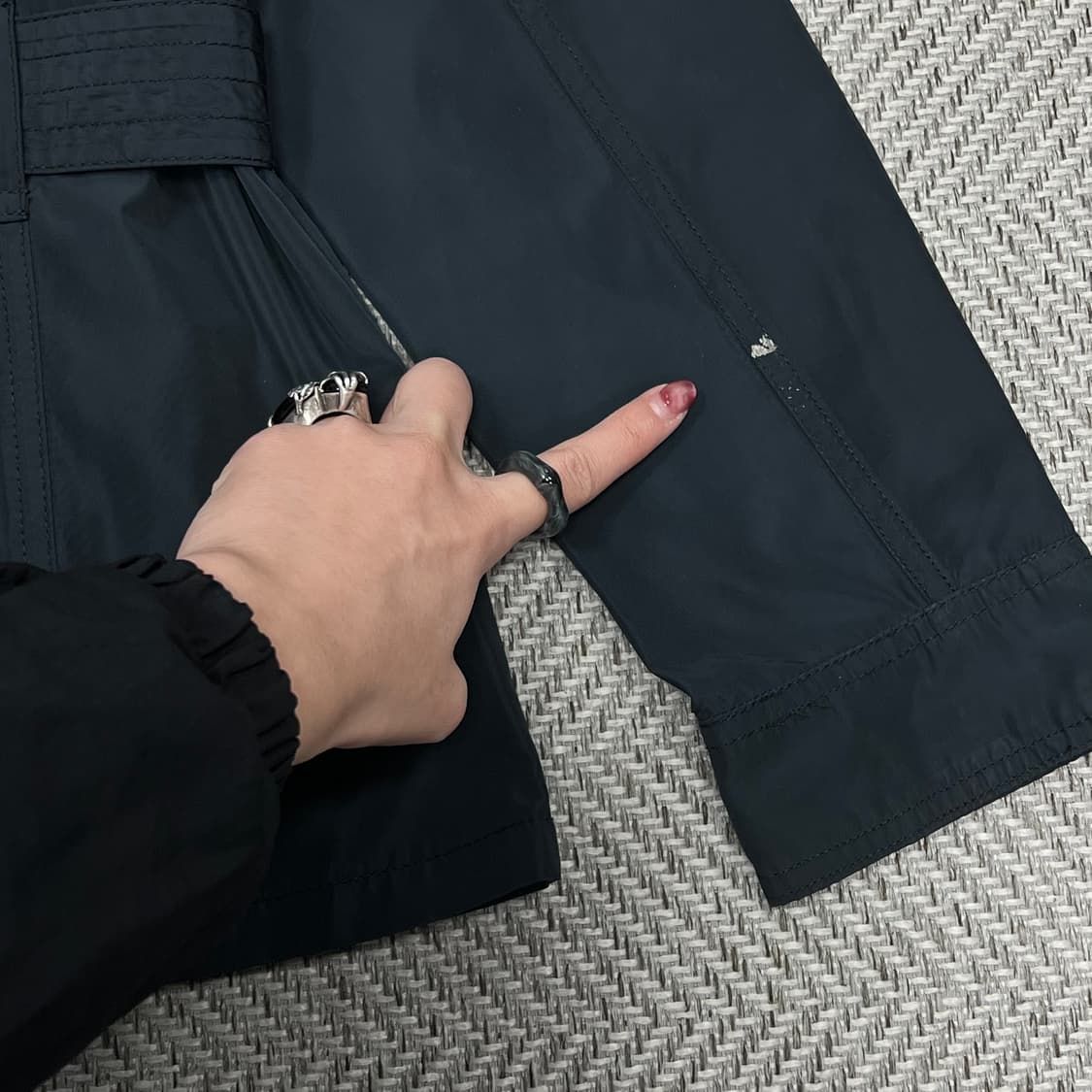 바버 인터네셔널 투어러 벨티드 자켓 v0732 상품이미지6