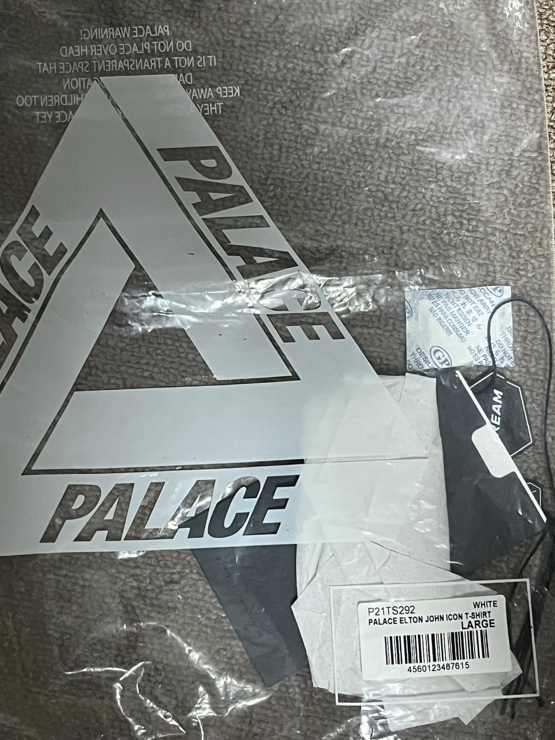L)팔라스 엘튼 존 아이콘 티셔츠 화이트 상품이미지2
