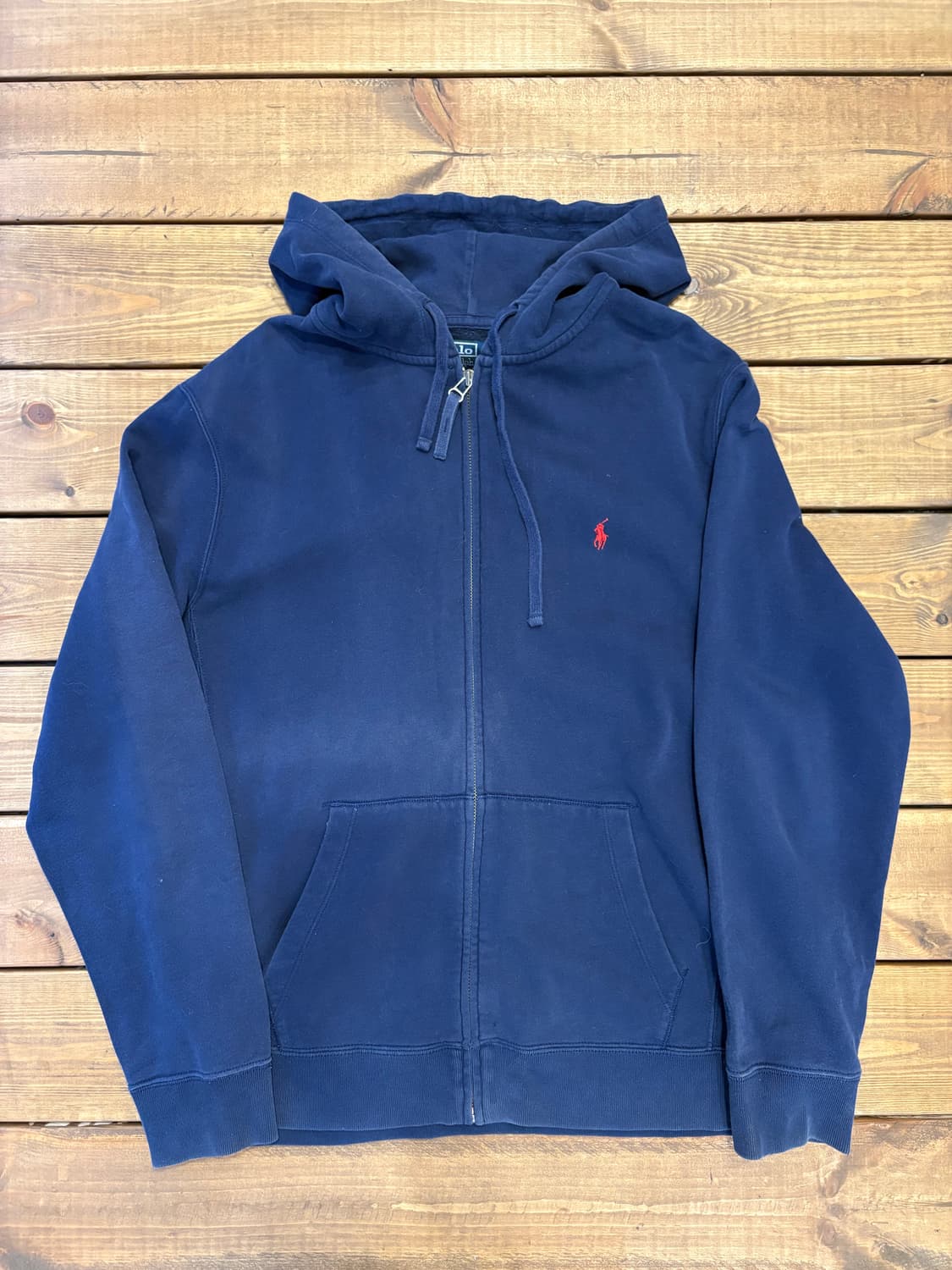 폴로 네이비 후드집업 상품이미지5