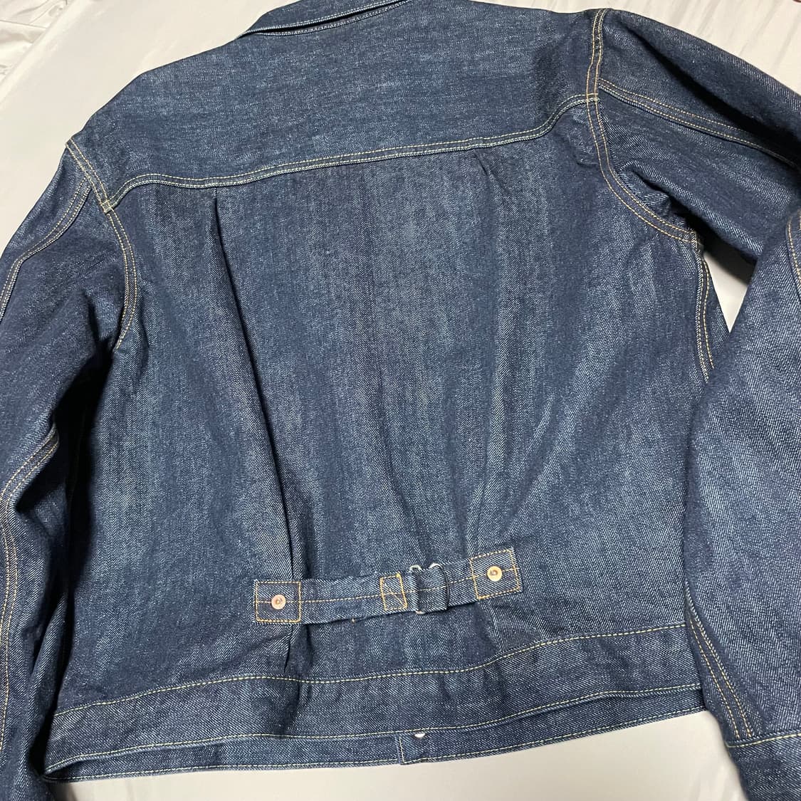 캐피탈 14온즈 데님 1ST 원 워시 자켓 인디고 상품이미지5