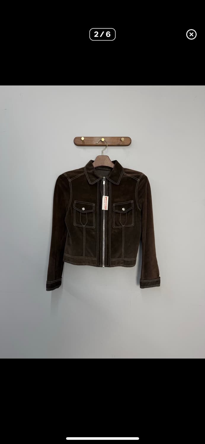 휴고보스 스웨이드 스티치 트러커 자켓 A3550 상품이미지2