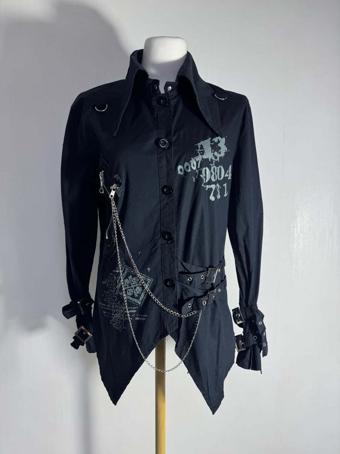 ACDC RAG 본디지 체인 셔츠 펑크 고딕  상품이미지2