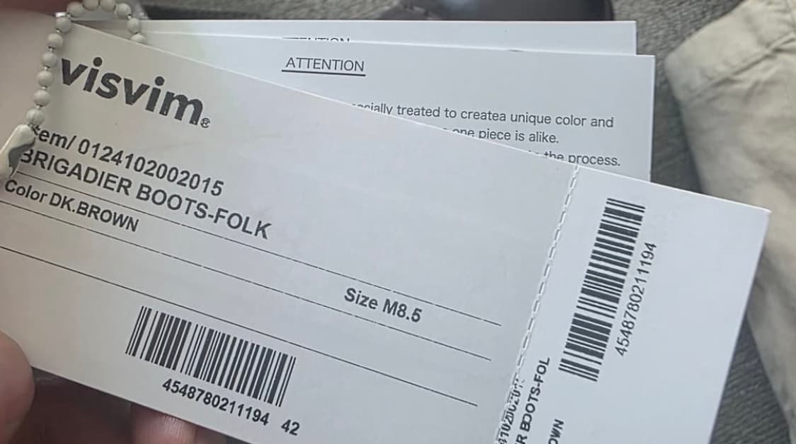 비즈빔24SS Brigadier 브리가디어 부츠 다크브라운 8.5 사이즈 상품이미지5