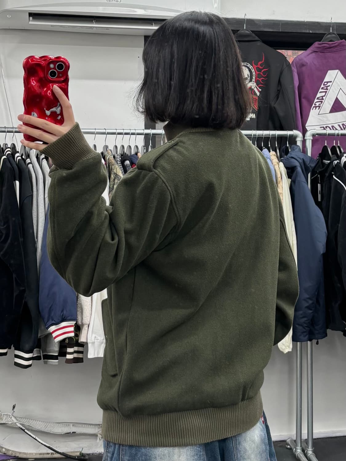 아디다스 파이어버드 카키 울 자켓 상품이미지5