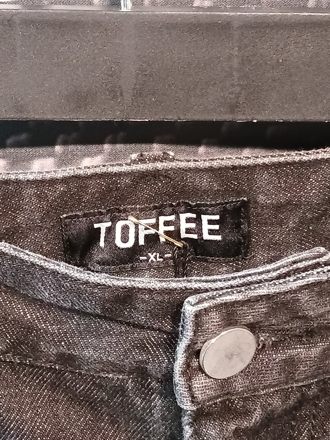 토피 흑청 데님 팬츠 상품이미지3