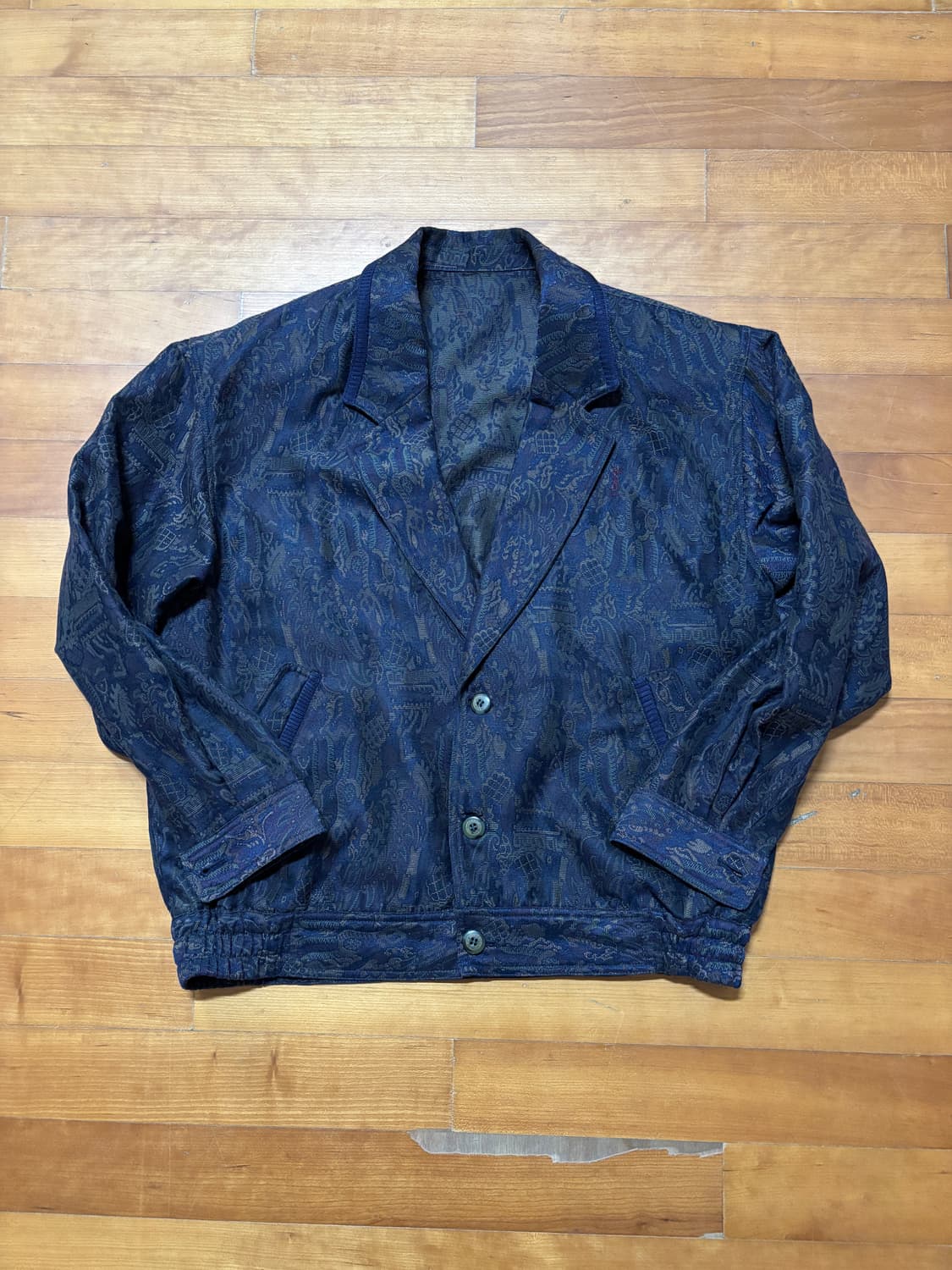 ysl wild pattern bomber cardigan L size 상품이미지2