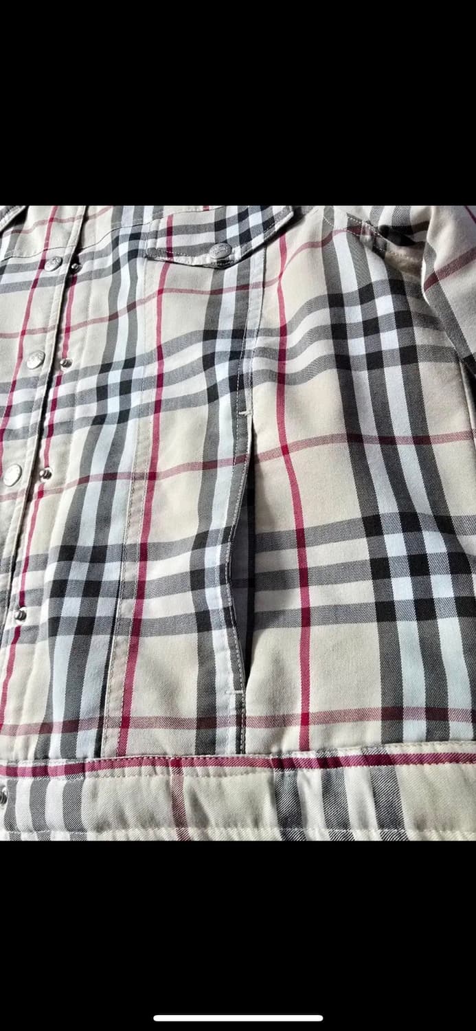 버버리 노바체크 숏 자켓 누빔 66 상품이미지5